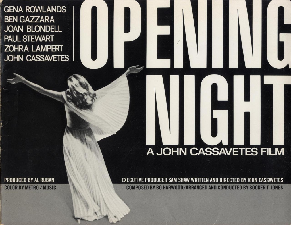 Opening Night A Film By John Cassavetes Worm A Rotterdam Based Organisation Working At The