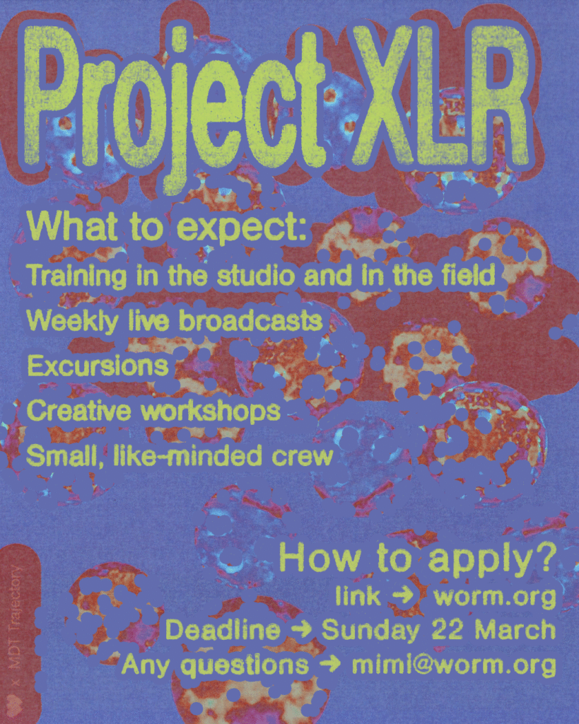 XLR programme info poster