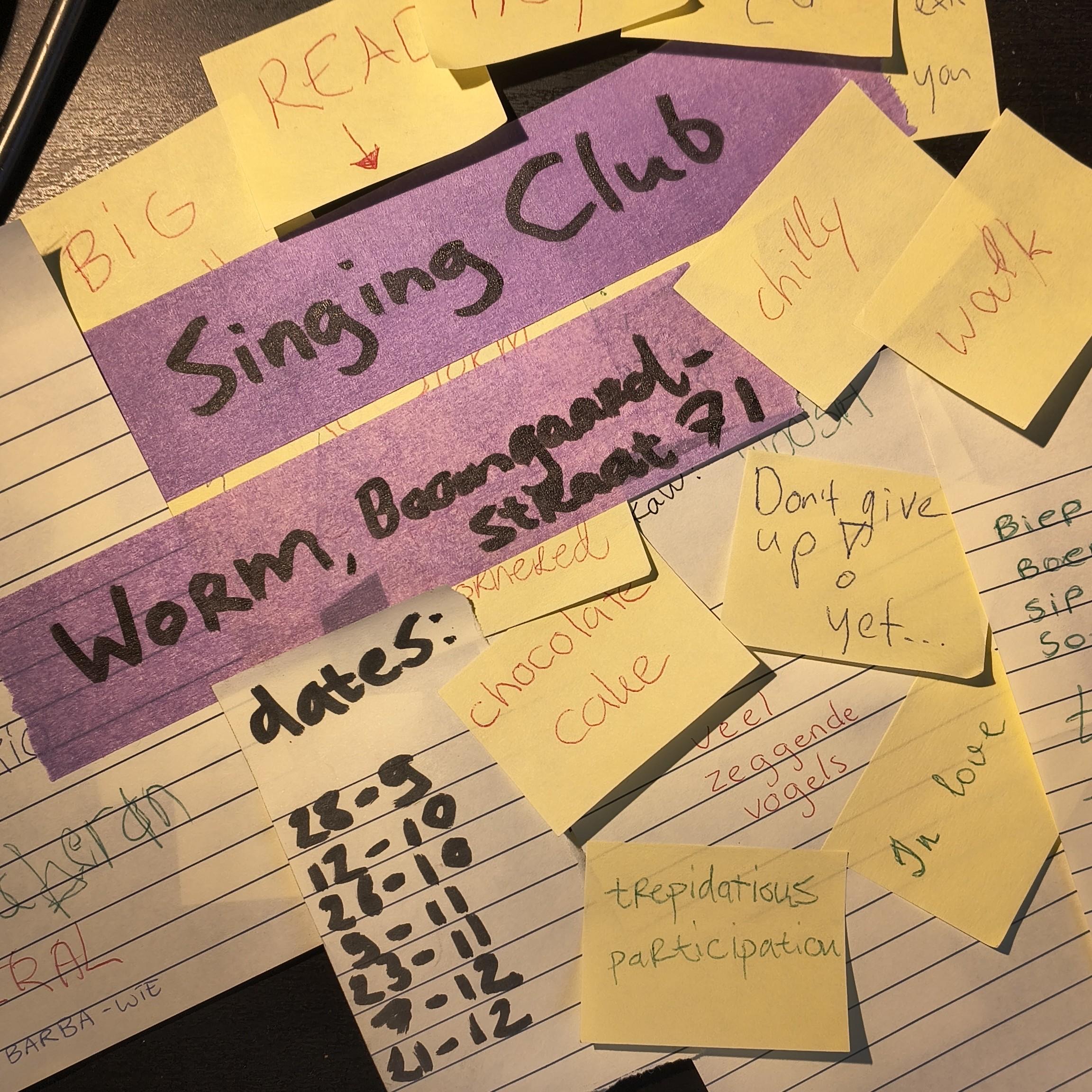 Singing Club in WORM, Rotterdam