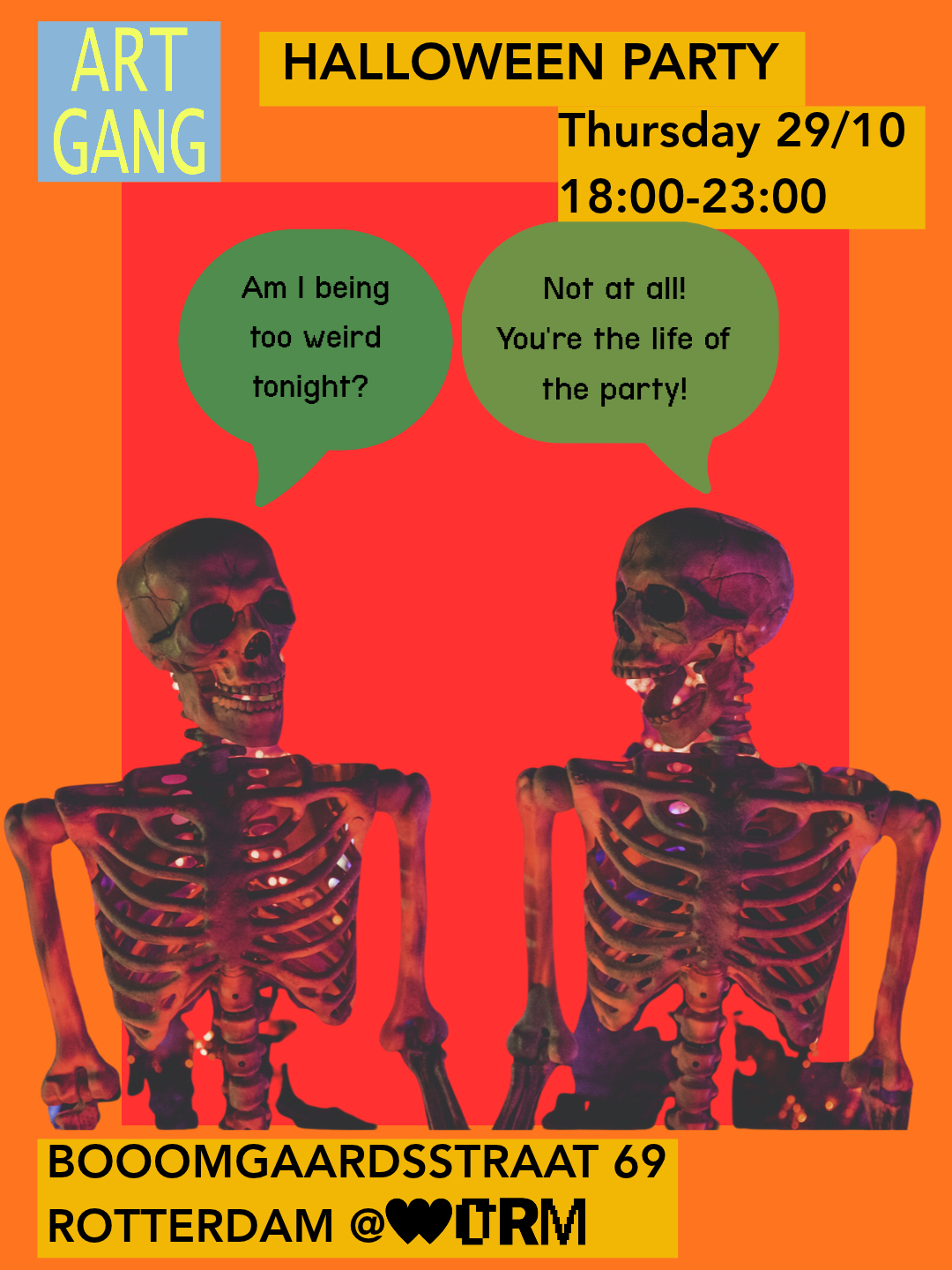 Art-Gang Halloween Party in WORM, Rotterdam