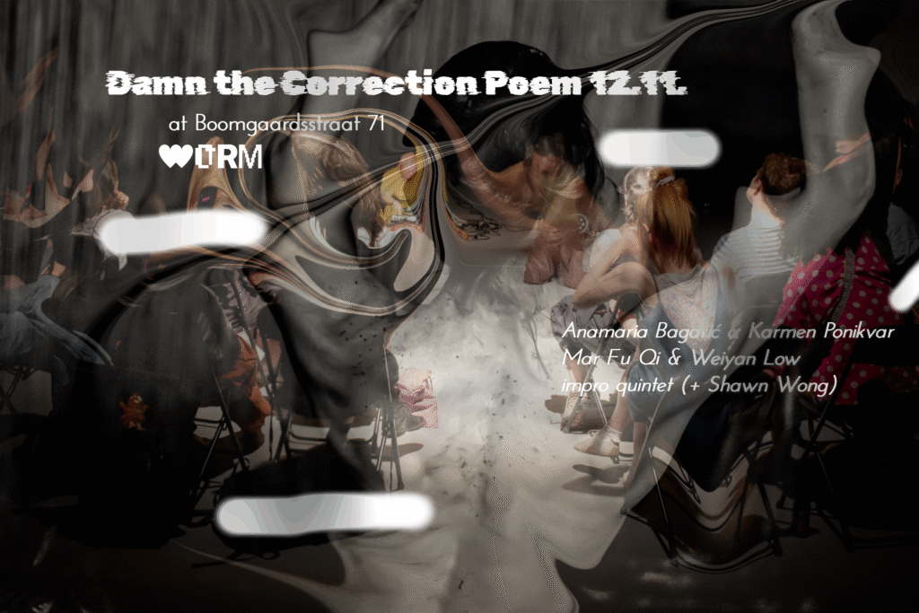 Damn the correction poem