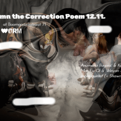 Damn the correction poem with Mar Fu Qi & Weiyan Low and Anamaria Bagarić & Karmen Ponikvar